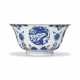 A BLUE AND WHITE ‘DRAGON AND PHOENIX’ BOWL - фото 1