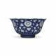 A RESERVE-DECORATED BLUE AND WHITE ‘CHRYSANTHEMUM' BOWL - фото 1