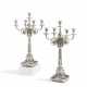 PAIR OF EXTRAORDINARY SILVER GIRANDOLES - Foto 1 PAIR OF EXTRAORDINARY SILVER GIRANDOLES - Foto 1
