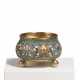 SMALL SILVER SALT WITH ORNAMENTAL ENAMEL DECOR - photo 1 SMALL SILVER SALT WITH ORNAMENTAL ENAMEL DECOR - photo 1