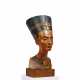 EARLY ANTIQUE PLASTER COPY OF THE BUST OF NEFERTITI - Foto 1 EARLY ANTIQUE PLASTER COPY OF THE BUST OF NEFERTITI - Foto 1