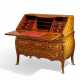 WOODEN WRITING DESK WITH BAND INSERTS, LOUIS XV STYLE - photo 1 WOODEN WRITING DESK WITH BAND INSERTS, LOUIS XV STYLE - photo 1