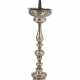 ALTAR CANDLESTICK WITH BALUSTER SHAFT AND FLORAL DECOR - photo 1