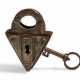 TRIANGULAR IRON PADLOCK - photo 1 TRIANGULAR IRON PADLOCK - photo 1