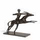BRONZE FIGURINE OF DIANA WITH GAZELLE - photo 1 BRONZE FIGURINE OF DIANA WITH GAZELLE - photo 1