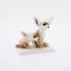 PORCELAIN FIGURINE OF TWO DESERT FOXES - Foto 1 PORCELAIN FIGURINE OF TWO DESERT FOXES - Foto 1