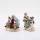 PORCELAIN ENSEMBLE FIGURINES OF AN ALLEGORY OF WINTER AND A GIRL WITH A GOAT - фото 1