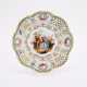 PORCELAIN PICTURE PLATE WITH GALLANT COUPLE - photo 1
