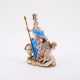 PORCELAIN FIGURINE ENSEMBLE OF PALLAS ATHENA WITH THREE CUPIDS - photo 1