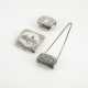 SILVER CIGARETTE ETUI WITH TROIKA AND A SMALL SILVER PURSE WITH NIELLO DECORS - photo 1