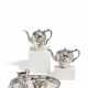FOUR PARTS SILVER COFFEE AND TEA SERVICE WITH CUPIDS - фото 1