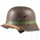 Stahlhelm M 17 mit Truppenkennzeichnung - photo 1 Stahlhelm M 17 mit Truppenkennzeichnung - photo 1