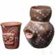 Zwei figürliche Tongefäße, Peru, wohl Huari, 800 - 1200 n. Chr. - Foto 1