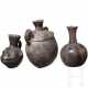 Drei präkolumbische Gefäße, Peru, Chimu-Kultur, wohl 11. - 15. Jhdt. - Foto 1 Drei präkolumbische Gefäße, Peru, Chimu-Kultur, wohl 11. - 15. Jhdt. - Foto 1