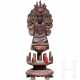Bemalte Holzstatue des Buddha Amithaba, China, 18. Jhdt. - photo 1