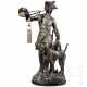 Galvanoplastik eines Jägers mit Hunden nach Hippolyte François Moreau (1832 - 1927), deutsch oder französisch, 20. Jhdt. - photo 1 Galvanoplastik eines Jägers mit Hunden nach Hippolyte François Moreau (1832 - 1927), deutsch oder französisch, 20. Jhdt. - photo 1