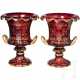 Zwei kleine Kratervasen mit Golddekor, Böhmen, um 1900 - фото 1
