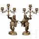Zwei Falkner als Kerzenleuchter, Wien, um 1900 - Foto 1 Zwei Falkner als Kerzenleuchter, Wien, um 1900 - Foto 1