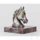 Tischdekoration (Briefbeschwerer) mit Pferdekopf, Russland, 20. Jhdt. - photo 1 Tischdekoration (Briefbeschwerer) mit Pferdekopf, Russland, 20. Jhdt. - photo 1