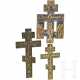 Drei Bronzekruzifixe, Russland, 19./20. Jhdt. - фото 1 Drei Bronzekruzifixe, Russland, 19./20. Jhdt. - фото 1