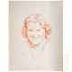 Wolfgang Willrich - a drawing of a woman, 1937 - Foto 1 Wolfgang Willrich - a drawing of a woman, 1937 - Foto 1