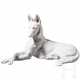 Porcelain Manufactory Allach - A small German shepherd in unpainted version - photo 1 Porcelain Manufactory Allach - A small German shepherd in unpainted version - photo 1
