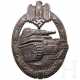 A Tank Assault Badge in Bronze, manufacturer Zimmermann - photo 1 A Tank Assault Badge in Bronze, manufacturer Zimmermann - photo 1