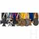 8-place medal bar of a WWI veteran, with Bavarian Military Merit Cross 2nd Class - photo 1