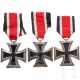 Three 1939 Iron Crosses 2nd Class, manufacturers 24, 25, and 120 - photo 1 Three 1939 Iron Crosses 2nd Class, manufacturers 24, 25, and 120 - photo 1