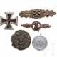 A Close Combat Clasp, a Squadron Clasp, a 1939 Iron Cross 2nd Class etc. - Foto 1