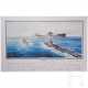 Art print "Atlantic Rendezvous" by Robert Taylor with numerous signatures - photo 1