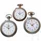 Three Cuban pocket watches "Roskopf Patent", circa 1900 - 1920 - photo 1 Three Cuban pocket watches "Roskopf Patent", circa 1900 - 1920 - photo 1