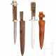 Zwei Klappmesser mit Horngriffen, deutsch, 1. Hälfte 20. Jhdt. - Foto 1