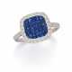 Delicate Sapphire-Diamond-Ring - photo 1