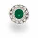 Emerald-Diamond-Cocktail Ring - photo 1 Emerald-Diamond-Cocktail Ring - photo 1