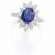 Sri Lanka-Sapphire-Diamond-Ring - Foto 1 Sri Lanka-Sapphire-Diamond-Ring - Foto 1