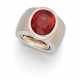 Exceptional Malaya Garnet-Ring - Foto 1 Exceptional Malaya Garnet-Ring - Foto 1