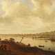 Johannes Pietersz. Schoeff. View over a Path onto a Wide Riverscape - Foto 1