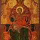 Griechischer Ikonenmaler. Enthroned Mother of God with the Christ Child - photo 1 Griechischer Ikonenmaler. Enthroned Mother of God with the Christ Child - photo 1