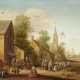 Joost Cornelisz Droochsloot. Village Street in Holland with Numerous People - photo 1