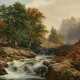 Hans Heinrich Jürgen Georg Brandes. Deer at Lonely Whitewater in the Harz Mountains - photo 1
