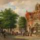 Willem Koekkoek. On the Church Square in a Small Dutch Town - photo 1
