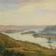 Jakob Scheiner. View from the Siebengebirge Mountains over the Rhine with the Islands Grafenwerth and Nonnenwerth - photo 1
