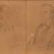 Oswald Achenbach. Two Drawings: Gentlemen's Portraits - photo 1