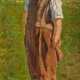 Friedrich Kallmorgen. Portrait of a Barefooted Boy - photo 1