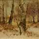 Walter Moras. Dusk in Wintry Forest - Foto 1 Walter Moras. Dusk in Wintry Forest - Foto 1