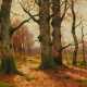 Walter Moras. Autumn Forest by the Lakeshore - Foto 1