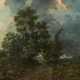 Karl Hauptmann. Black Forest Landscape in a Lightning Storm - Foto 1