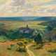 Fritz von Wille. View of Reifferscheid with Blooming Broom - photo 1