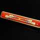 Gold-plated brass Hermès pin with red enamel and t… - photo 1